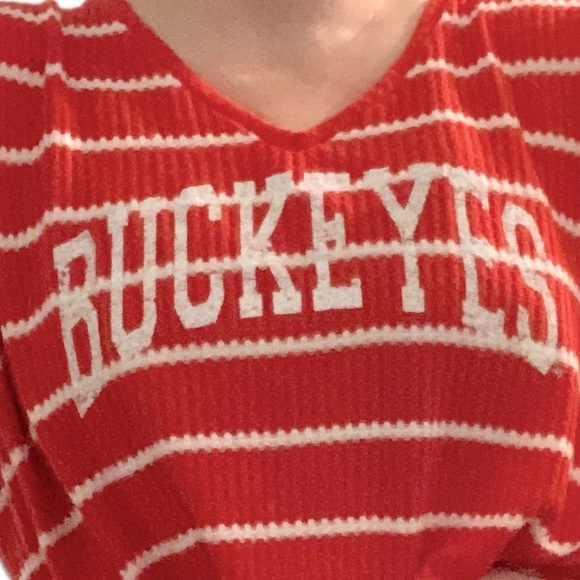 Game Day Couture Buckeyes 3/4 Sleeve,  Casual Wear Top • OHIO STATE - Picture 2 of 7